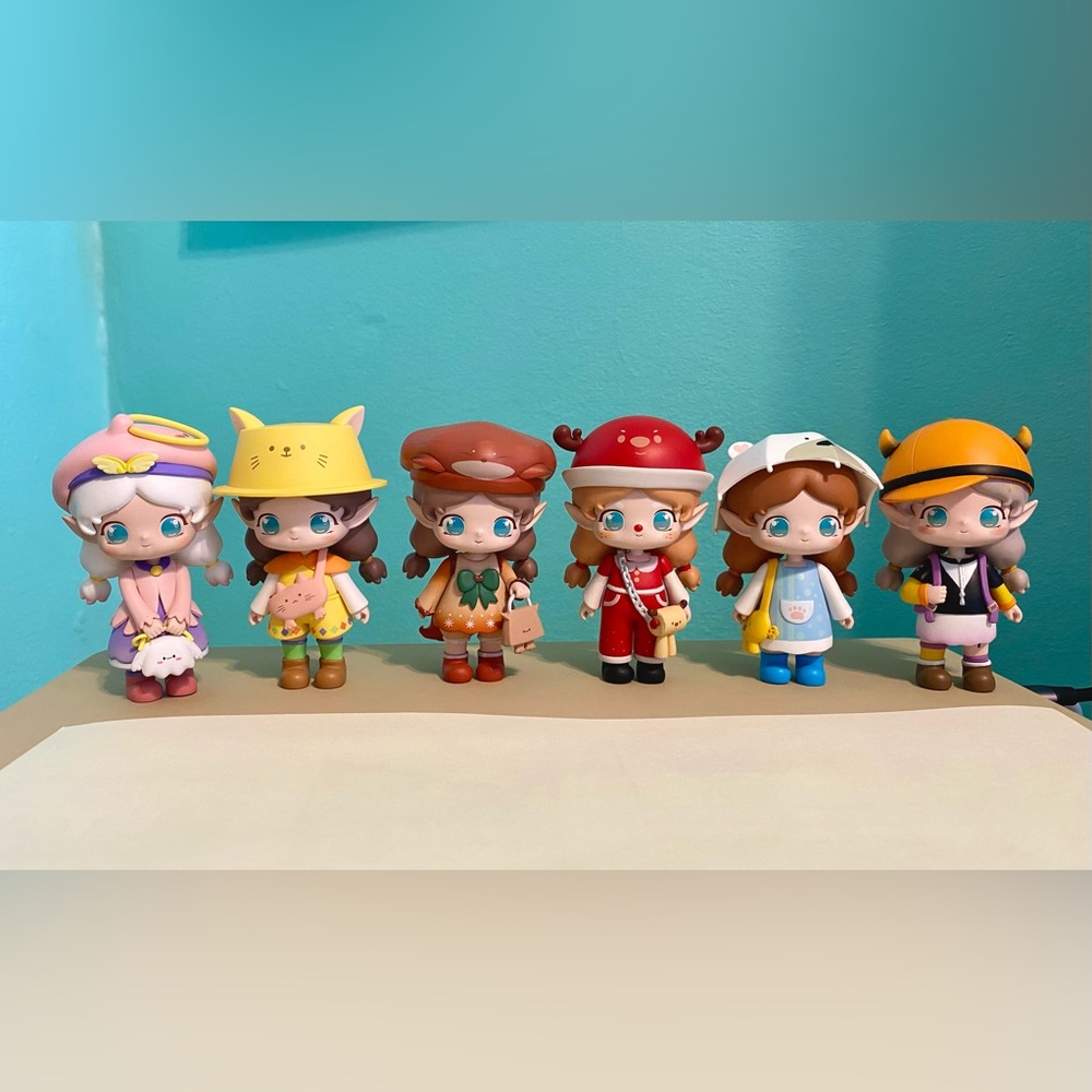 6X figures Jova Spring Outing serie blind box - from Lucky Emma